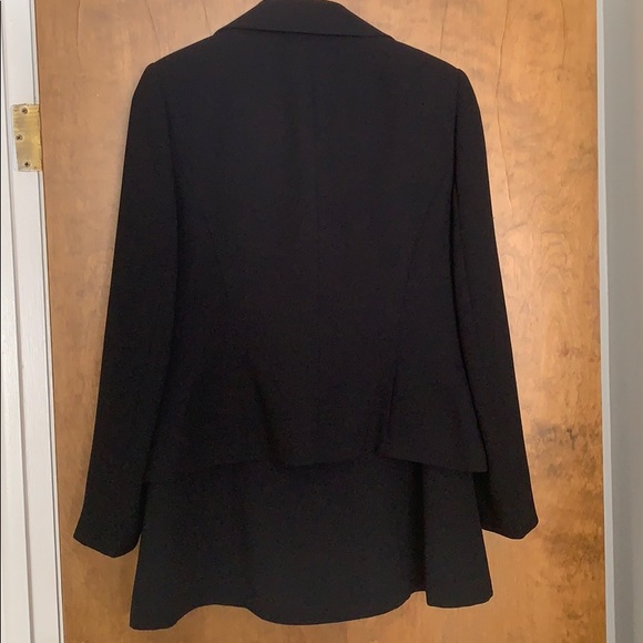 Evan-Picone, black, A-line/bell skirt suit -lined - Picture 2 of 7